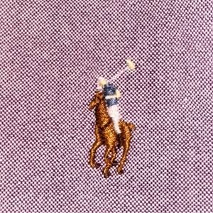 EUC Ralph Lauren Classic Fit Cotton Long Sleeve Button Up Shirt Lavender Medium